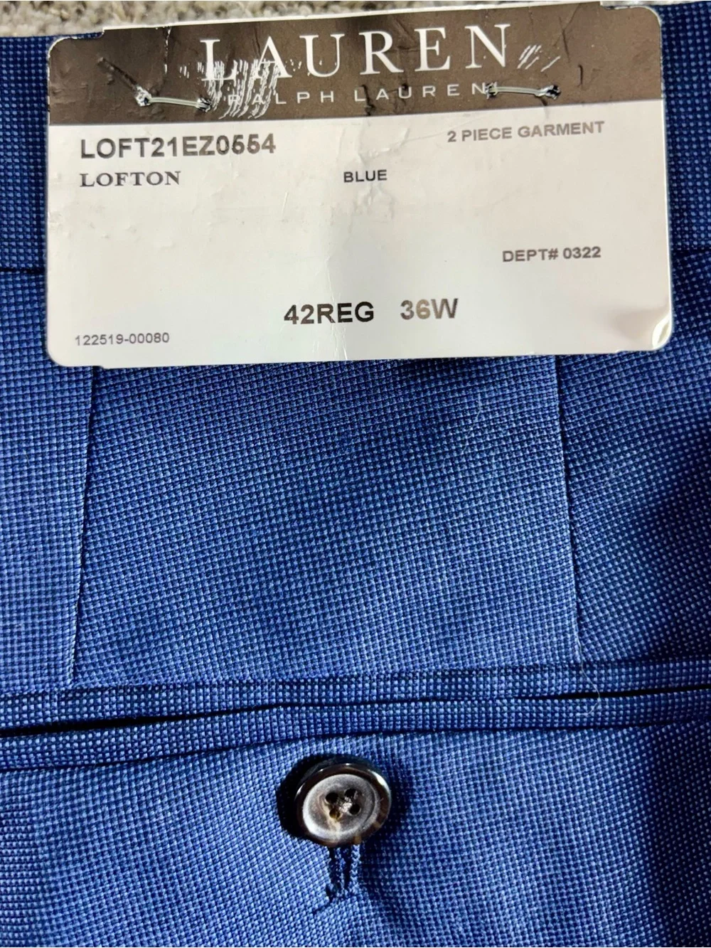 Lauren Ralph Lauren inseam unfinished